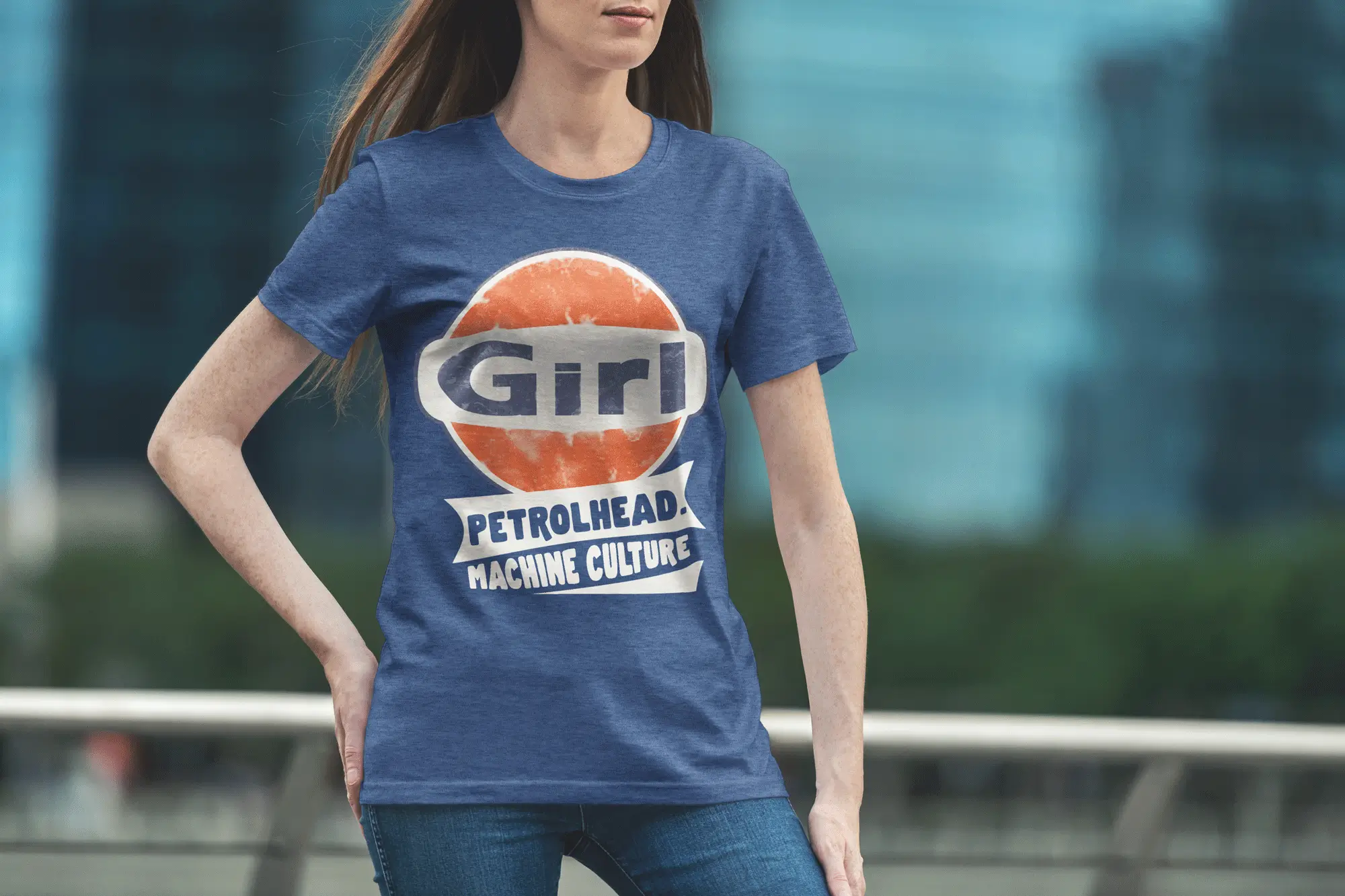 Girl Gulf Women's automotive t-shirt